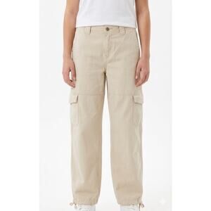 Old Navy Khaki Pants Chinos Stretch Straight Leg Women's Size S 4/6 Cargo
